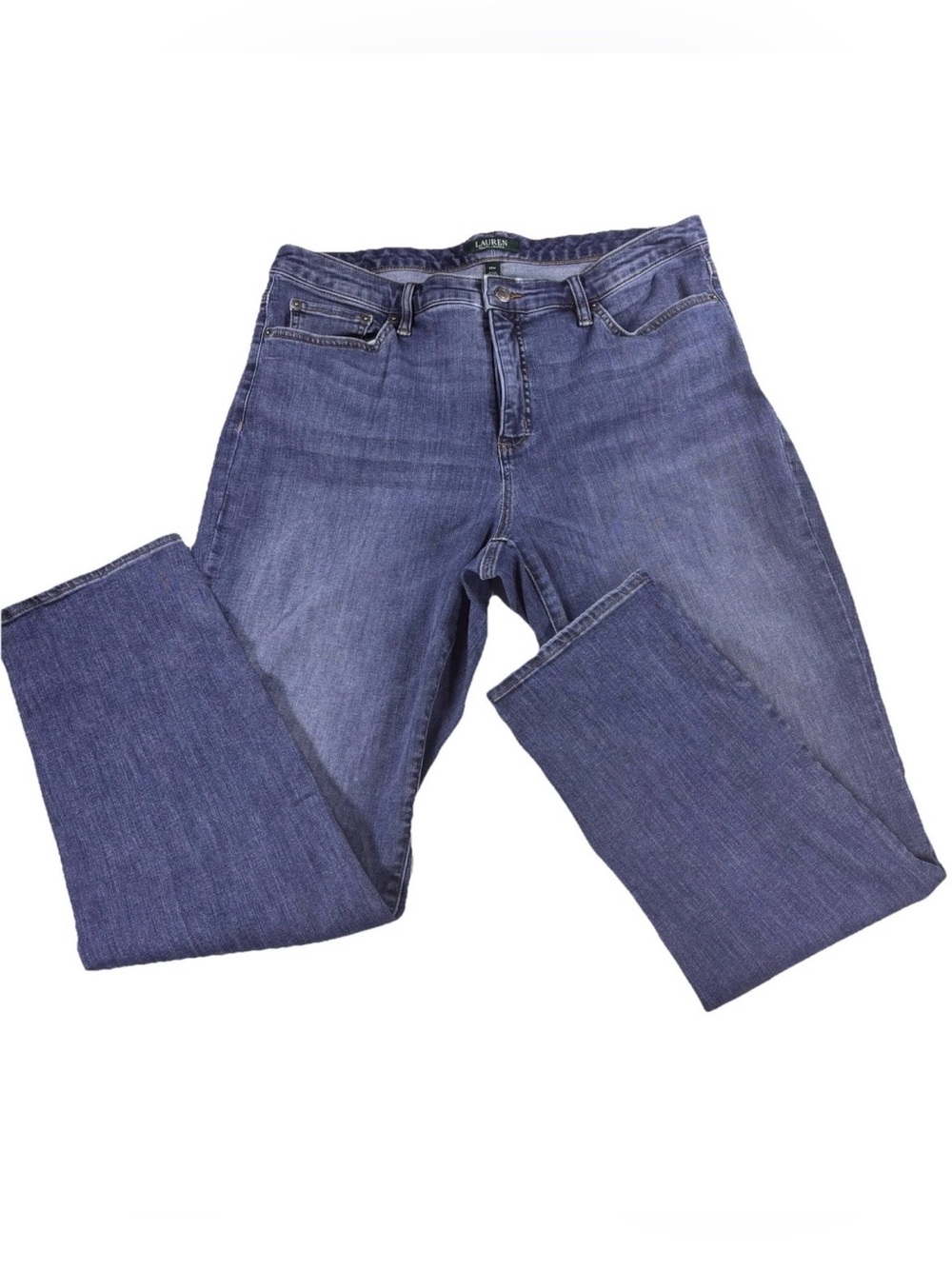 Lauren Ralph Lauren Women’s Premier Straight Curvy Women’s Size 18 Blue Jeans